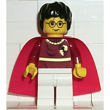 harry potter - dark red quidditch uniform with red cape