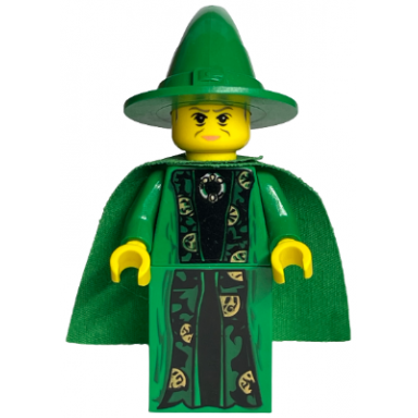 professor minerva mcgonagall - green robe and cape