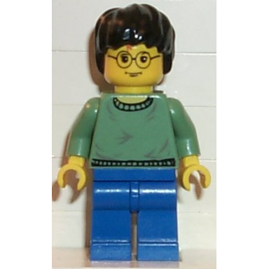 harry potter - sand green sweater torso blue legs