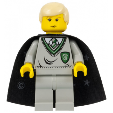 draco malfoy - slytherin torso black cape with stars