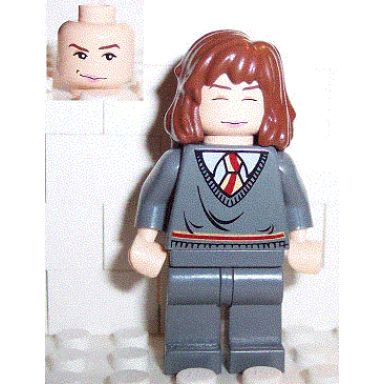 hermione granger - gryffindor stripe torso dark bluish gray legs sleeping awake face