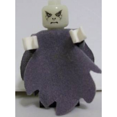 lord voldemort - glow in dark opaque head dark bluish gray dementor style cape