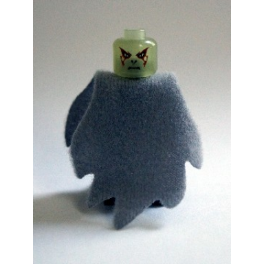 lord voldemort - glow in dark trans head light bluish gray dementor style cape