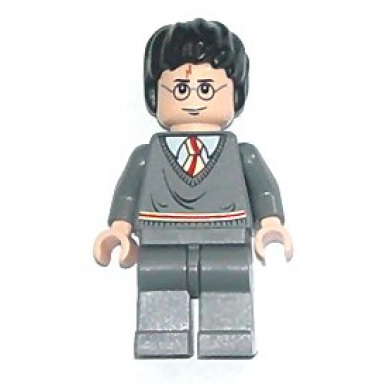 harry potter - gryffindor stripe torso dark bluish gray legs eyebrows above glasses