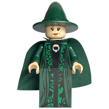 professor minerva mcgonagall - dark green robe and cape