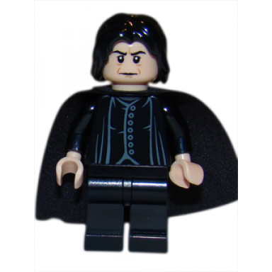 professor severus snape - light nougat head brown facial lines
