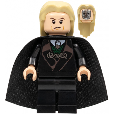 lucius malfoy - black robe tan hair