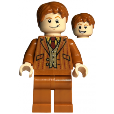 fred george weasley - dark orange suit