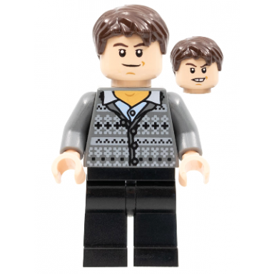 neville longbottom - fair isle sweater black legs