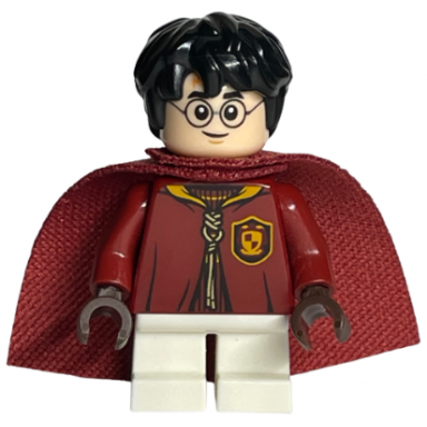 harry potter - dark red quidditch uniform with cape white short legs
