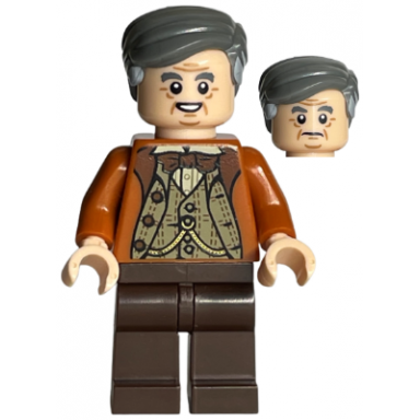 horace slughorn - dark tan vest