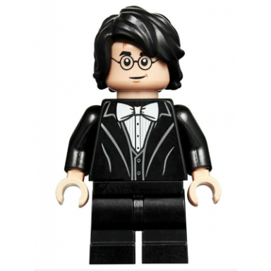 harry potter - black suit white bow tie medium legs