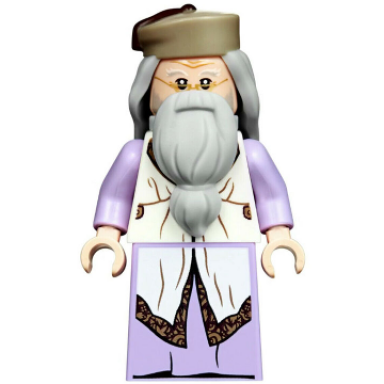 albus dumbledore - lavender robe dark tan hat