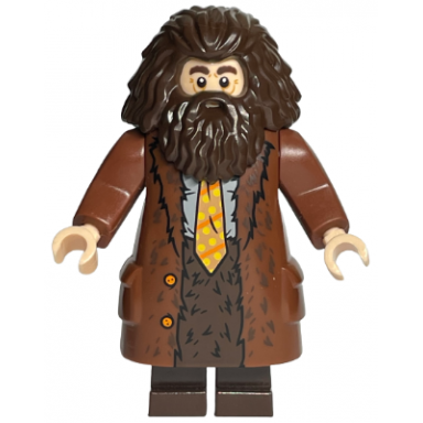 rubeus hagrid - reddish brown topcoat with buttons
