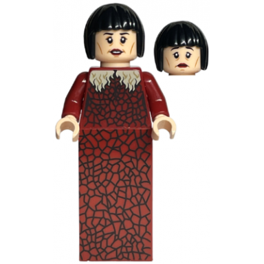 madame olympe maxime - dark red dress