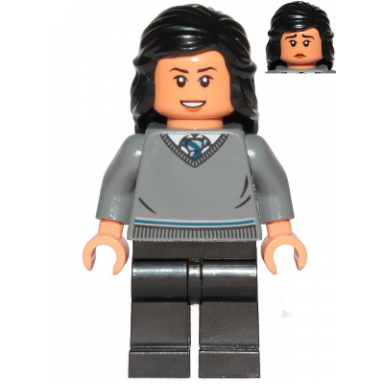cho chang - dark bluish gray ravenclaw sweater without crest black legs