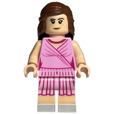 hermione granger - bright pink dress legs