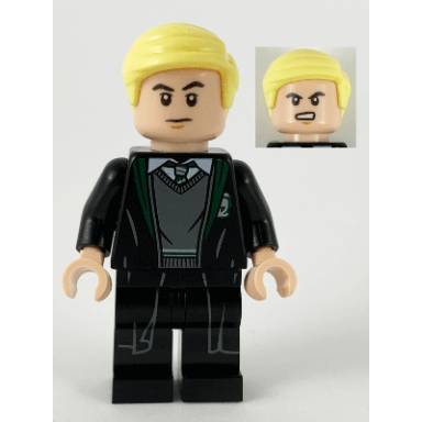 draco malfoy - slytherin sweater and black robe