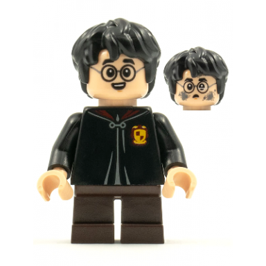 harry potter - black torso gryffindor robe dark brown short legs