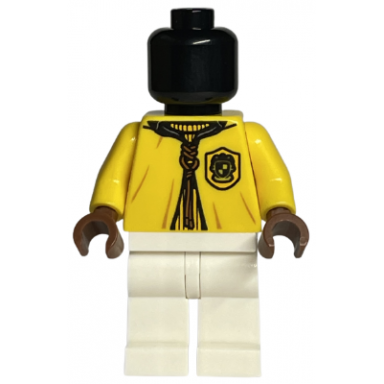 mannequin - quidditch yellow robe hufflepuff crest