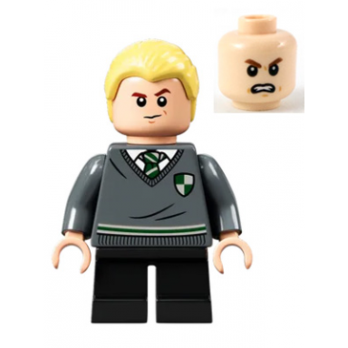 draco malfoy - slytherin sweater with crest black short legs