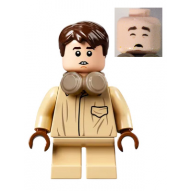 neville longbottom - coveralls headphones tan short legs