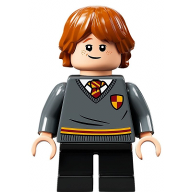 ron weasley - gryffindor sweater with crest black short legs