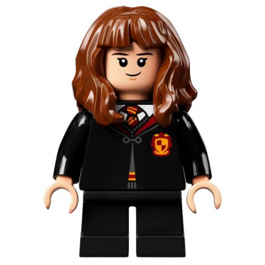 hermione granger - gryffindor robe clasped sweater shirt and tie black short legs