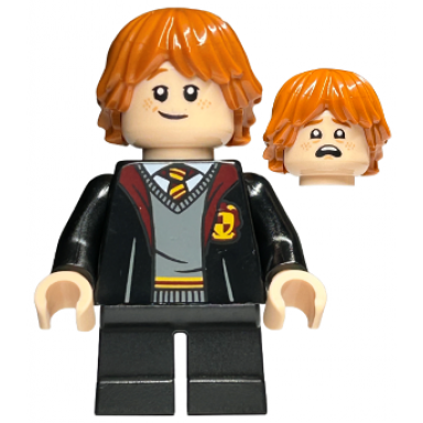 ron weasley - gryffindor robe sweater shirt and tie black short legs