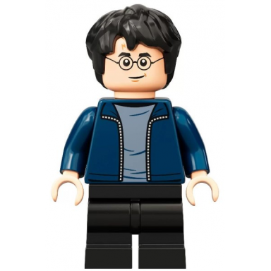 harry potter - dark blue open jacket black medium legs