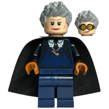 madam rolanda hooch - dark blue outfit light nougat head black starched cape