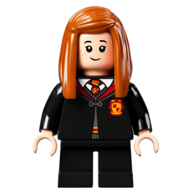 ginny weasley - gryffindor robe clasped black short legs