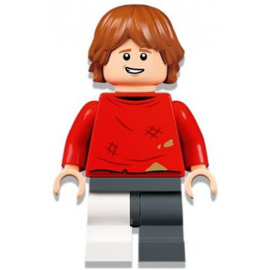 ron weasley - red sweater leg cast