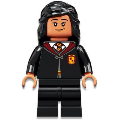 parvati patil - black gryffindor robe and medium legs
