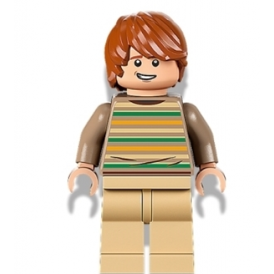 ron weasley - striped sweater tan legs