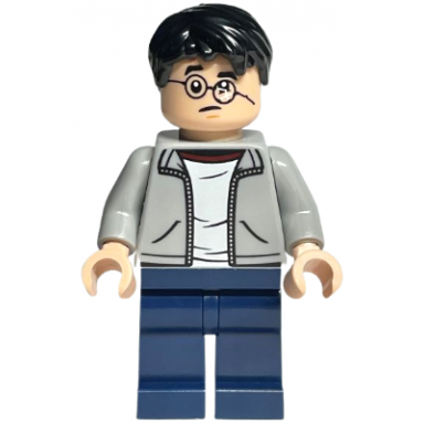 harry potter - light bluish gray jacket broken glasses