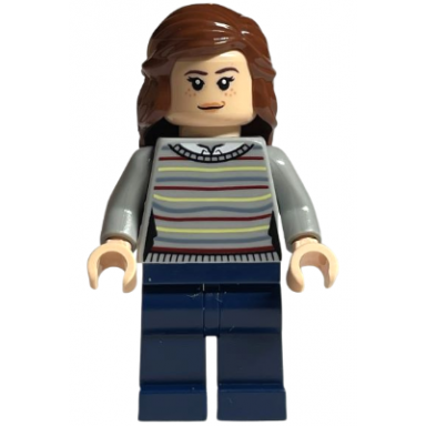 hermione granger - striped sweater dark blue legs