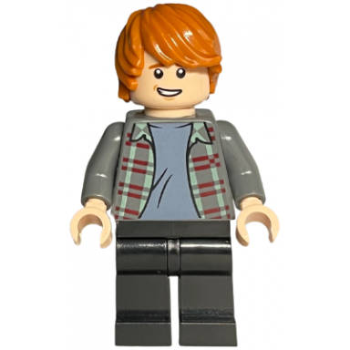 ron weasley - plaid shirt black legs