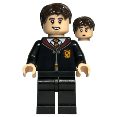 neville longbottom - gryffindor robe clasped black legs