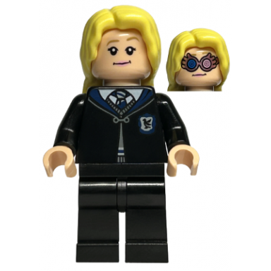 luna lovegood - black ravenclaw robe and legs