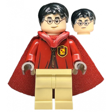 harry potter - dark red quidditch uniform with hood and cape tan legs