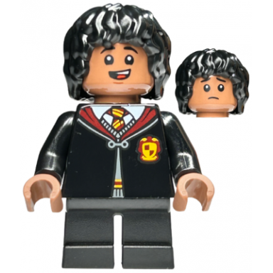 lee jordan - gryffindor robe clasped black short legs