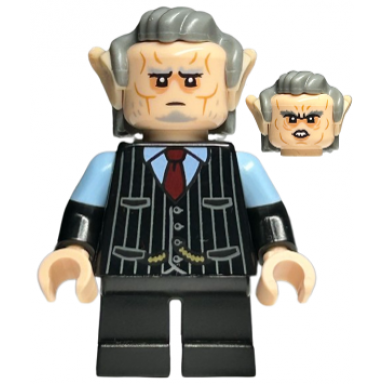 goblin - black pinstripe vest dark bluish gray hair