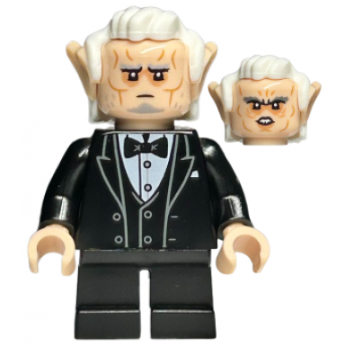 ricbert - black tuxedo white hair
