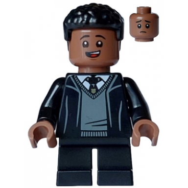 dean thomas - hogwarts robe black tie