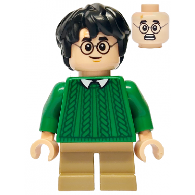 harry potter - green sweater dark tan short legs