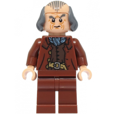 argus filch - bald on top reddish brown jacket plain legs