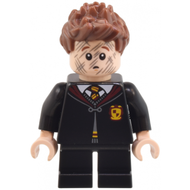 seamus finnigan - gryffindor robe clasped black short legs