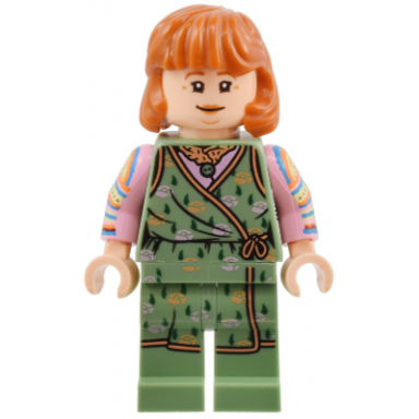 molly weasley - sand green floral robe