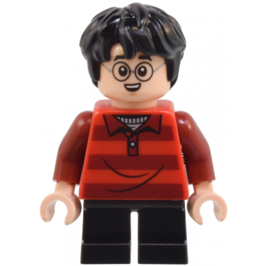 harry potter - red striped sweater black short legs